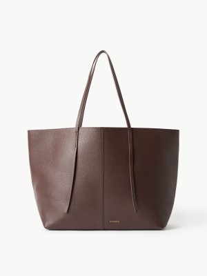 By Malene Birger Abilla Leather Tote Laukut Kahvi | FI_BB47209