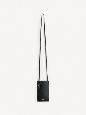 By Malene Birger Aya Leather Phone Pouch Muut Tarvikkeet Mustat | FI_BB37410