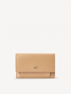 By Malene Birger Aya Leather Wallet Lompakot & Kortinhaltijat Sand | FI_BB23842