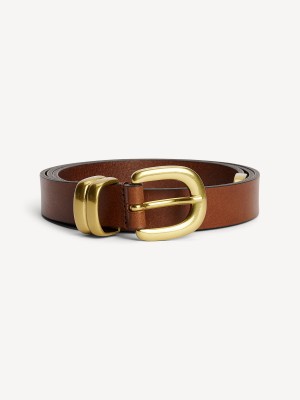By Malene Birger Zoilo Leather Vyö Tummanruskea | FI_BB25552